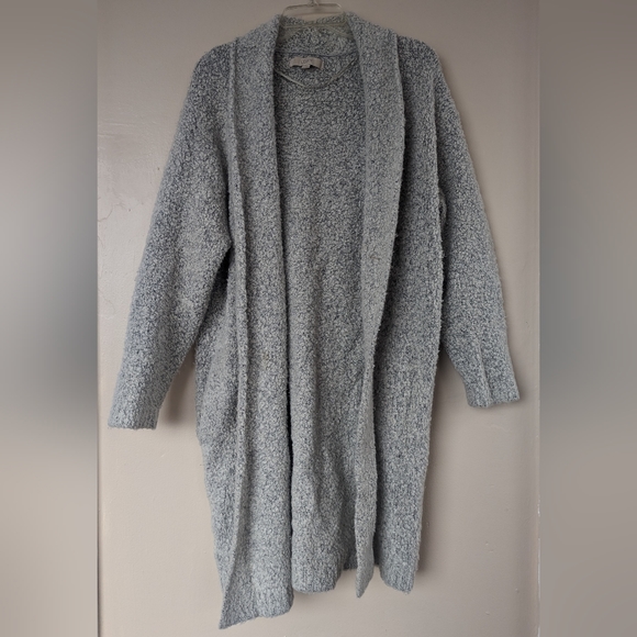 LOFT Sweaters - LOFT Wool & Alpaca Blend Long Oversized Cardigan Sweater, Gray (SIZE XS/S)
